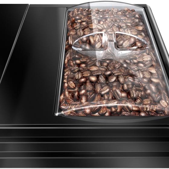 Melitta Solo Kaffeevollautomat, kompakt, höhenverstellbarer Auslauf, abnehmbarer Wassertank, Pure Black