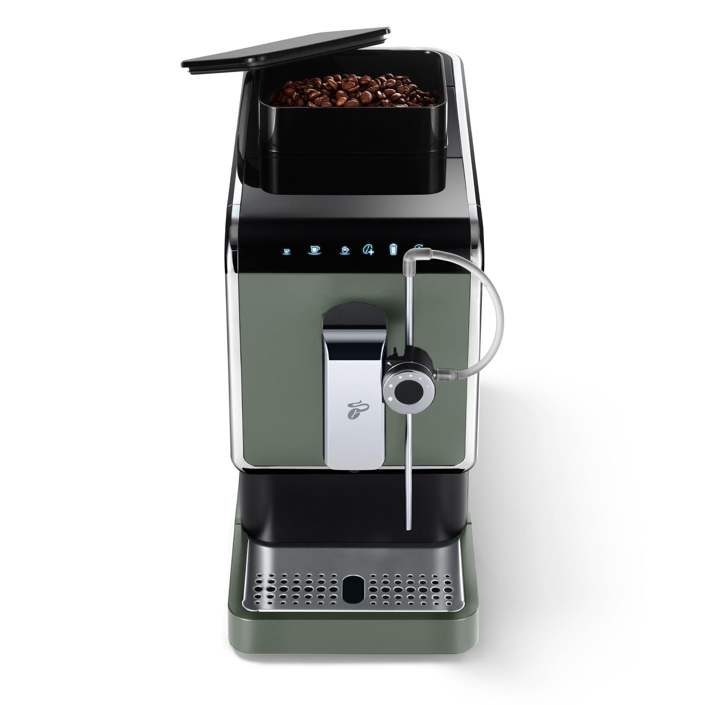 Tchibo Kaffeevollautomat Esperto Pro mit One Touch Funktion für Caffè Crema, Espresso und Milchspezialitäten, Anthrazit