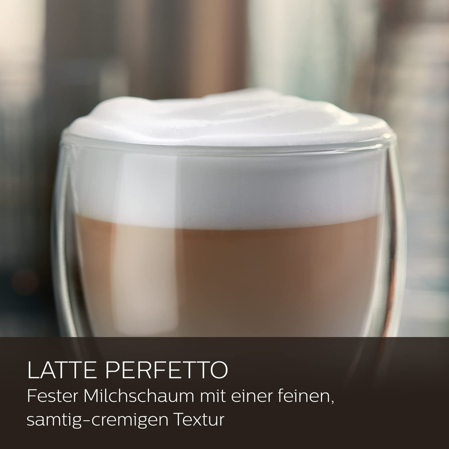 Saeco GranAroma Kaffeevollautomat – 14 Kaffeespezialitäten, Intuitives Farbdisplay, 4 Benutzerprofile, Keramikmahlwerk, 1500 Watt (SM6580/10)