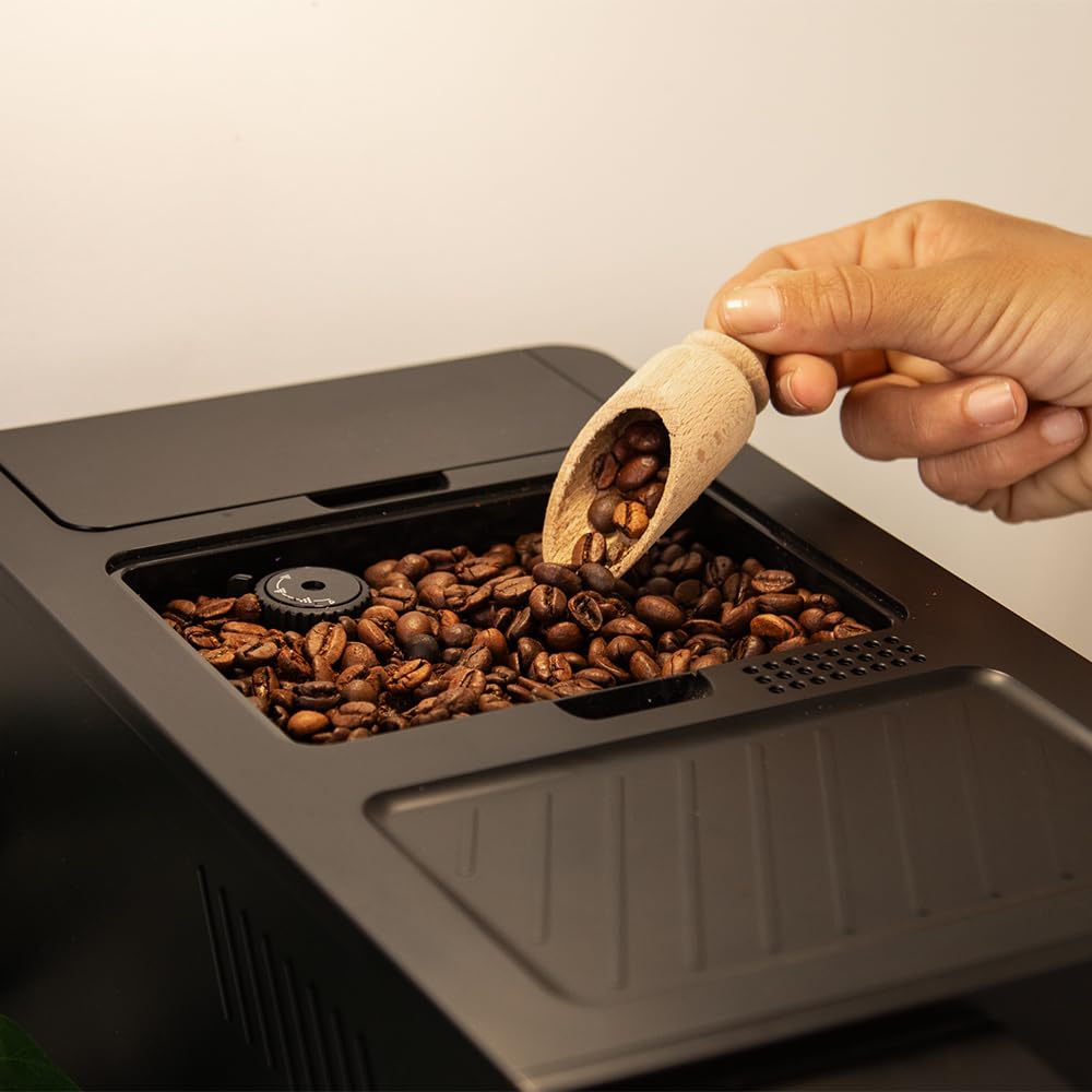 Cecotec Cremmaet Compactccino Kaffeevollautomat, 19 Bar, Thermoblock, Bohnenmahlwerk 150 g, 1,1 L Wassertank, 400 ml Milchbehälter, Black Rose