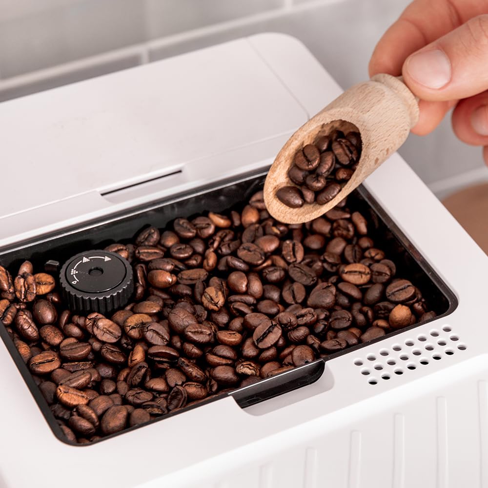 Cecotec Cremmaet Compactccino Kaffeevollautomat, 19 Bar, Thermoblock, Bohnenmahlwerk 150 g, 1,1 L Wassertank, 400 ml Milchbehälter, Black Rose