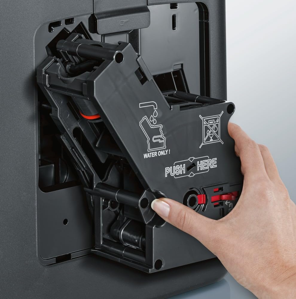 Siemens EQ.6 Plus s300 TE653501DE Kaffeevollautomat, 1500 W, Keramikmahlwerk, Touch-Sensor Bedienung, personalisierte Getränke, Silber