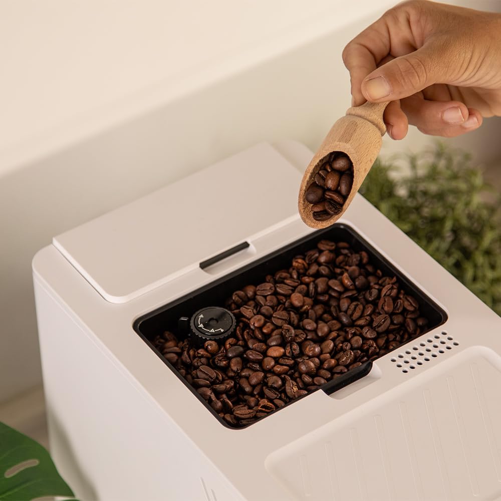 Cecotec Cremmaet Compactccino Kaffeevollautomat, 19 Bar, Thermoblock, Bohnenmahlwerk 150 g, 1,1 L Wassertank, 400 ml Milchbehälter, Black Rose