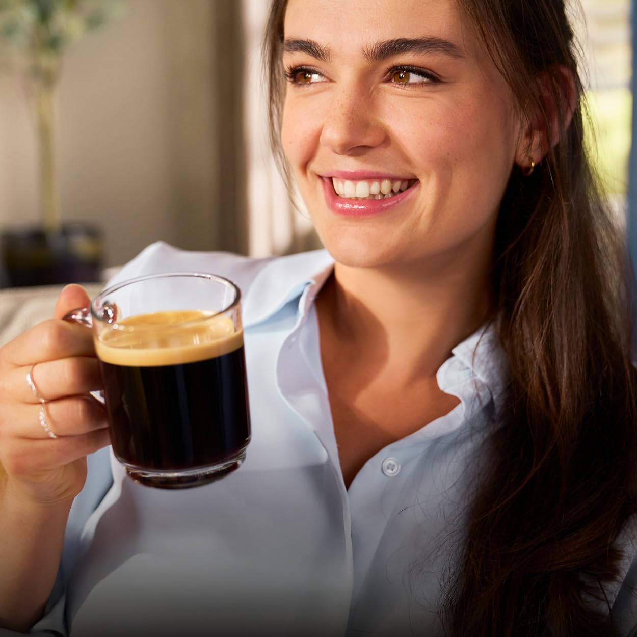 Philips Series 5400 EP5441/50 Kaffeevollautomat, 12 Getränke, LatteGo, TFT-Display, personalisierbar, Schwarz/Edelstahl