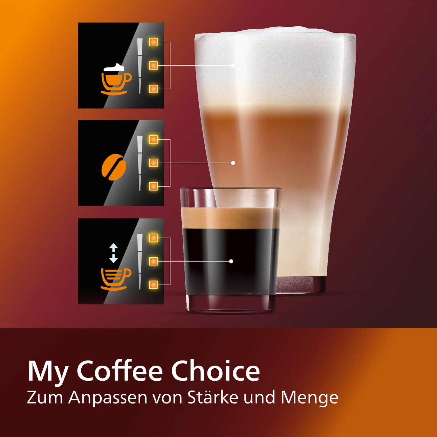 Philips Series 3200 Kaffeevollautomat – LatteGo Milchsystem, 5 Kaffeespezialitäten, Intuitives Touchdisplay, Silber (EP3246/70)