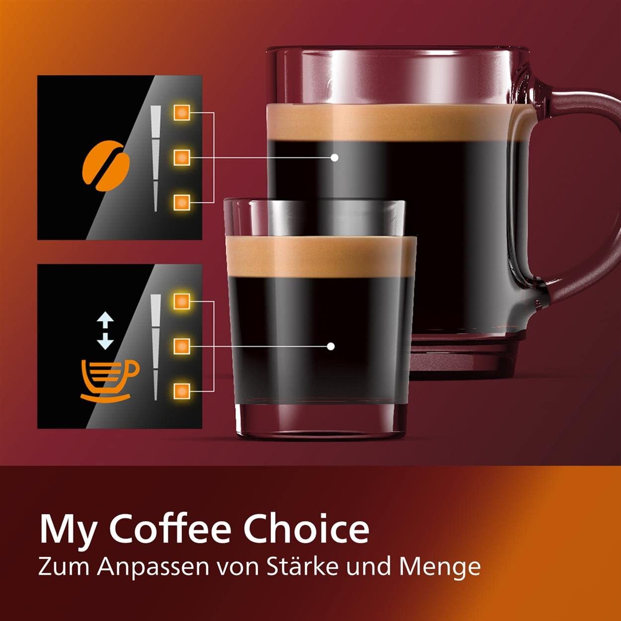 Philips Series 3200 EP3221/40 Kaffeevollautomat, Milchaufschäumer, 4 Spezialitäten, Touchdisplay, Schwarz