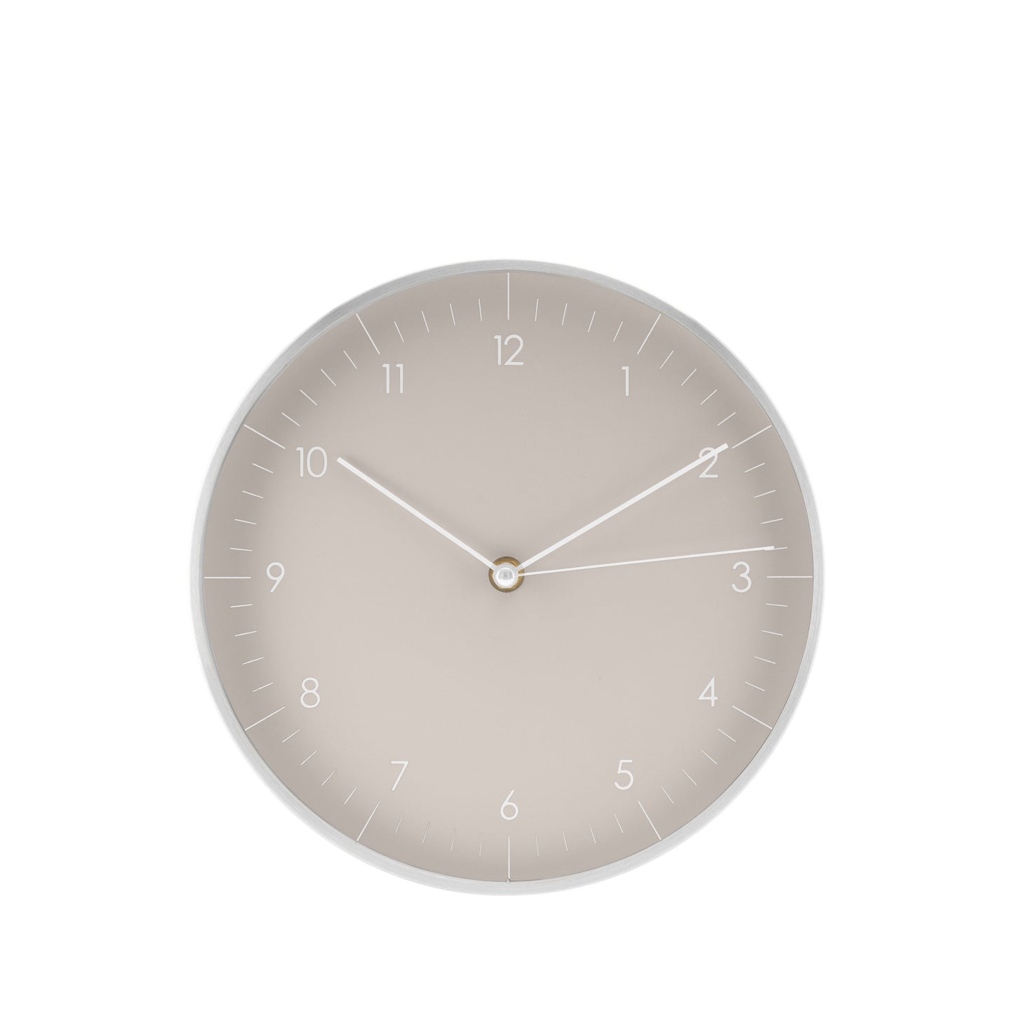 Wanduhr, Warmes Grau