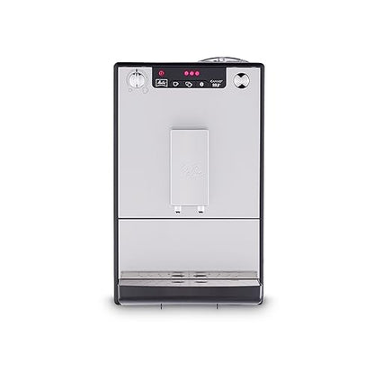 Melitta Solo Kaffeevollautomat, kompakt, höhenverstellbarer Auslauf, abnehmbarer Wassertank, Pure Black
