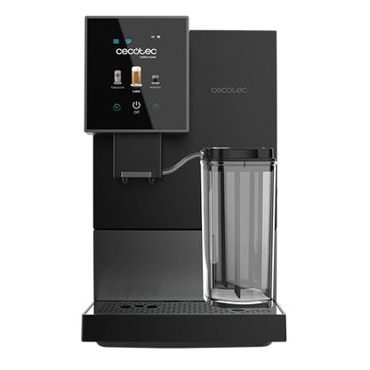 Cecotec Cremmaet Compactccino Kaffeevollautomat, 19 Bar, Thermoblock, Bohnenmahlwerk 150 g, 1,1 L Wassertank, 400 ml Milchbehälter, Black Rose