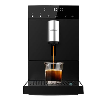 Cecotec Cremmaet Compact Kaffeevollautomat, 1350 W, 19 Bar, Thermoblock, 150 g Bohnenbehälter, 1,1 L Wassertank, automatische Reinigung
