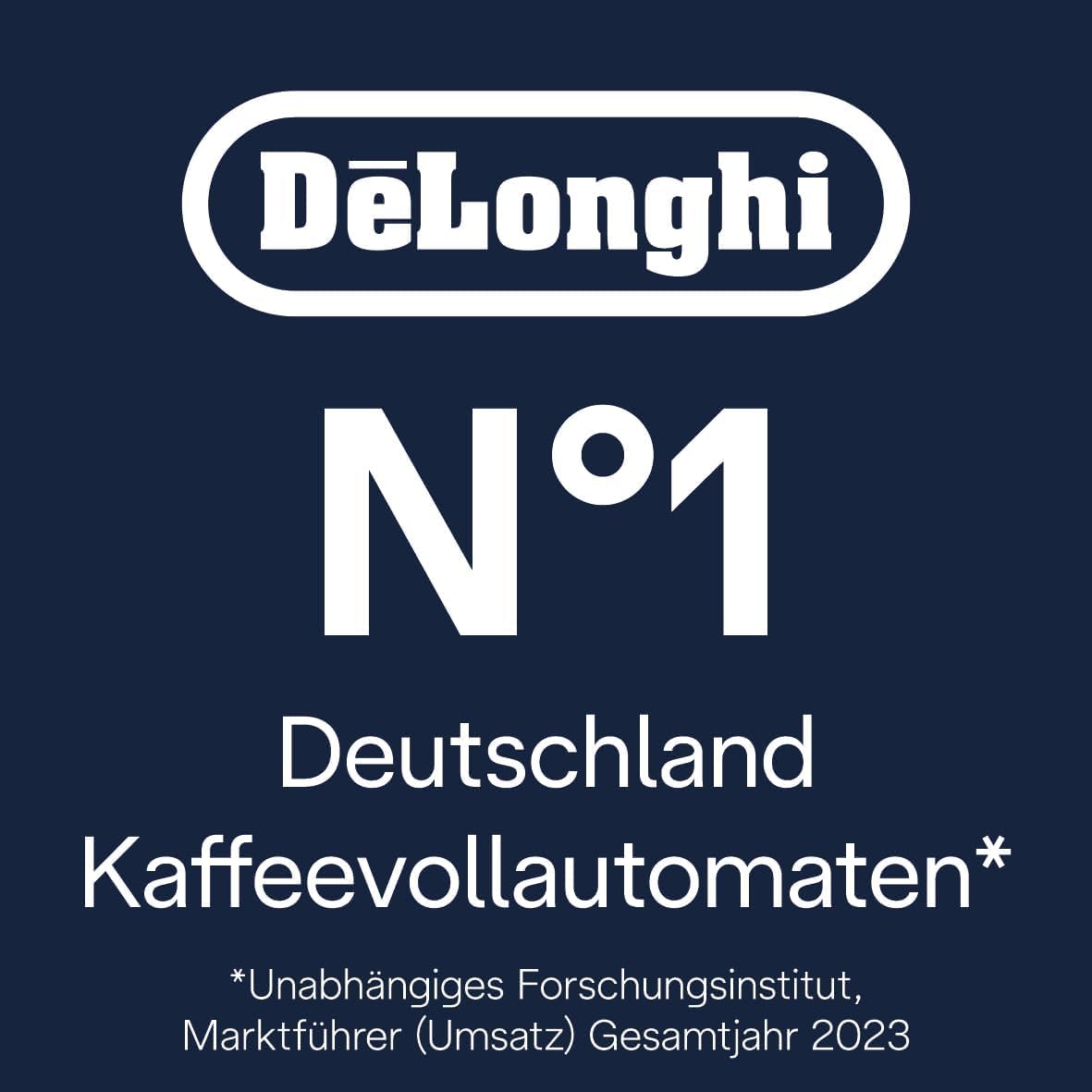 De'Longhi Rivelia EXAM440.55.W Kaffeevollautomat, LatteCrema Milchsystem, Wechselbarer Bohnenbehälter, 16 Getränke