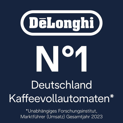 De'Longhi Rivelia EXAM440.55.W Kaffeevollautomat, LatteCrema Milchsystem, Wechselbarer Bohnenbehälter, 16 Getränke
