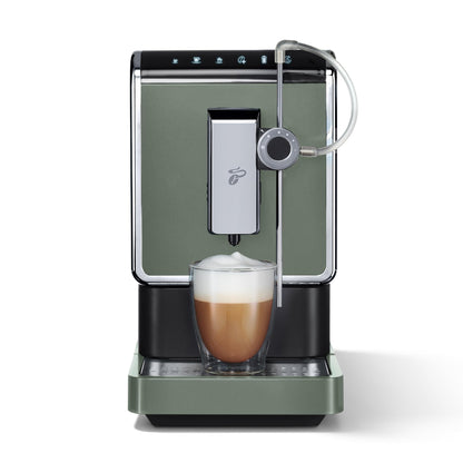 Tchibo Kaffeevollautomat Esperto Pro mit One Touch Funktion für Caffè Crema, Espresso und Milchspezialitäten, Anthrazit