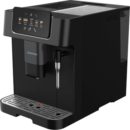 Grundig KVA 6230 Kaffeevollautomat – 19 Bar, 13 Mahlgrade, Edelstahlmahlwerk, 250 g Bohnenbehälter, 2 L Wassertank, Touch-Display, Schwarz