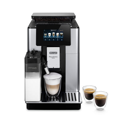 De'Longhi PrimaDonna Soul ECAM 612.55.SB – Vollautomatische Kaffeemaschine, LatteCrema-Milchsystem, Bean Adapt, 18 Rezepte