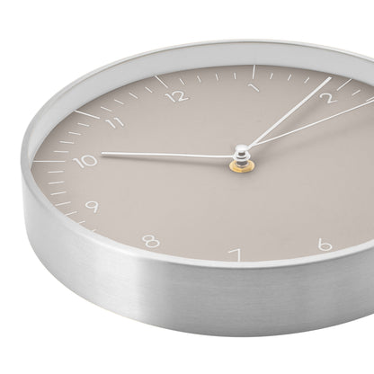 Wanduhr, Warmes Grau