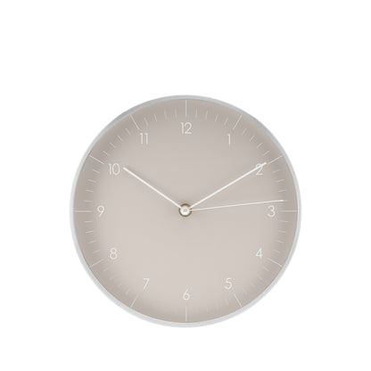 Wanduhr, Warmes Grau
