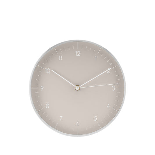 Wanduhr, Warmes Grau